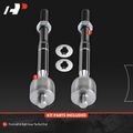 2 Pcs Front Inner Tie Rod End for 2015 Hyundai Sonata