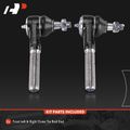 2 Pcs Front Outer Tie Rod End for 2001 Dodge Ram 3500