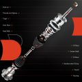 Front Driver CV Axle Shaft Assembly for 2006 Audi TT Quattro