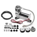 200 PSI 0.375 Inch NPT Air Suspension Compressor Kit for Train Horns 12 Volt