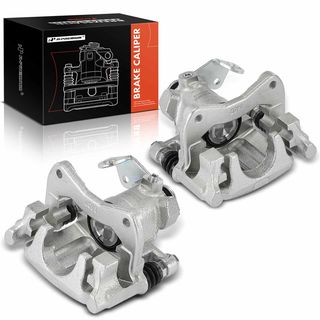 2 Pcs Rear Brake Caliper with Bracket for Audi A6 1995-1997 Cabriolet