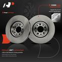 6 Pcs Front Disc Brake Rotors & Ceramic Brake Pads for 2016 Chrysler 200