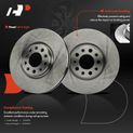 6 Pcs Front Disc Brake Rotors & Ceramic Brake Pads for 2016 Chrysler 200