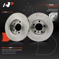 6 Pcs Front Disc Brake Rotors & Ceramic Brake Pads for 2016 Mini Cooper Paceman