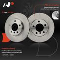 6 Pcs Front Disc Brake Rotors & Ceramic Brake Pads for 2016 Mini Cooper Paceman