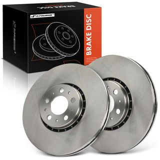 2 Pcs Front Disc Brake Rotors for Volvo XC90 2003-2014 GAS