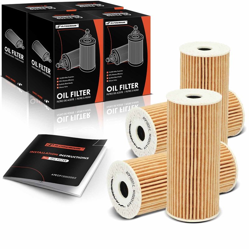 4 Pcs Engine Oil Filter for 2019 Genesis G80