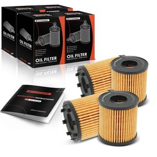 4 Pcs Engine Oil Filter for Dodge Dart Fiat 500 500L 500X Jeep