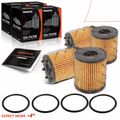 4 Pcs Engine Oil Filter for 2018 Fiat 500X