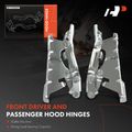 2 Pcs Front Driver & Passenger Hood Hinge for 2019 Kia Sorento