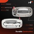 4 Pcs Chrome Front & Rear Exterior Door Handle for 2003 Chevrolet Silverado 2500 HD