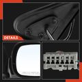 Passenger Black Manual Folding Mirror Assembly for 2003 Nissan Sentra