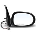 Passenger Black Manual Folding Mirror Assembly for 2003 Nissan Sentra