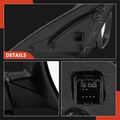 Passenger Black Manual Folding Mirror Assembly for 2011 Kia Optima