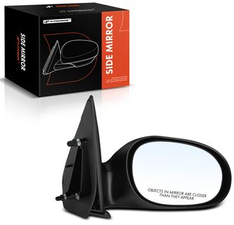 Passenger Black Manual Folding Mirror Assembly for Dodge Neon 2000-2005 Plymouth Neon