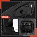 Passenger Black Power Heated Mirror Assembly for 2013 Kia Optima