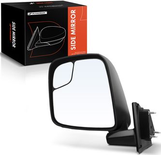 Driver Textured Black Manual Folding Mirror Assembly for Chevy City Express LS 15-18