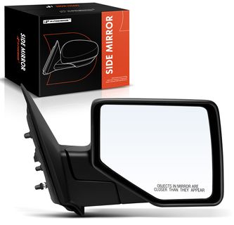 Passenger Textured Black Manual Folding Mirror Assembly for Mazda B3000 Ford Ranger