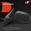 Driver Textured Black Manual Folding Mirror Assembly for 2013 Nissan Versa