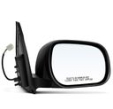 Passenger Black Manual Folding Mirror Assembly for 2008 Toyota RAV4