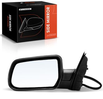 Driver Textured Black Manual Folding Mirror Assembly for Chevy Equinox 10-11 15-17