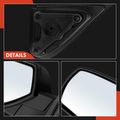 Driver Textured Black Manual Folding Mirror Assembly for 2016 Chevrolet Silverado 1500