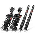 4 Pcs Front & Rear Complete Strut & Coil Spring Assembly for 2010 Acura RDX