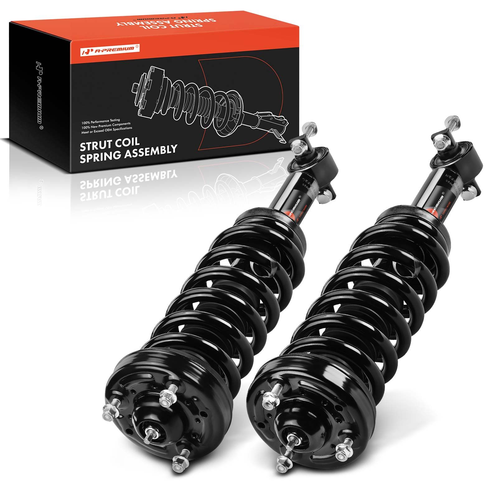 2 Pcs Front Complete Strut & Coil Spring Assembly for 2014 Ford F-150