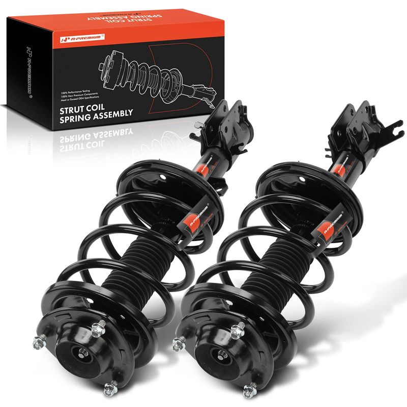 2 Pcs Front Complete Strut & Coil Spring Assembly for 2006 Hyundai Santa Fe