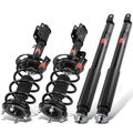 4 Pcs Front & Rear Complete Strut & Coil Spring Assembly for 2019 Ford Explorer