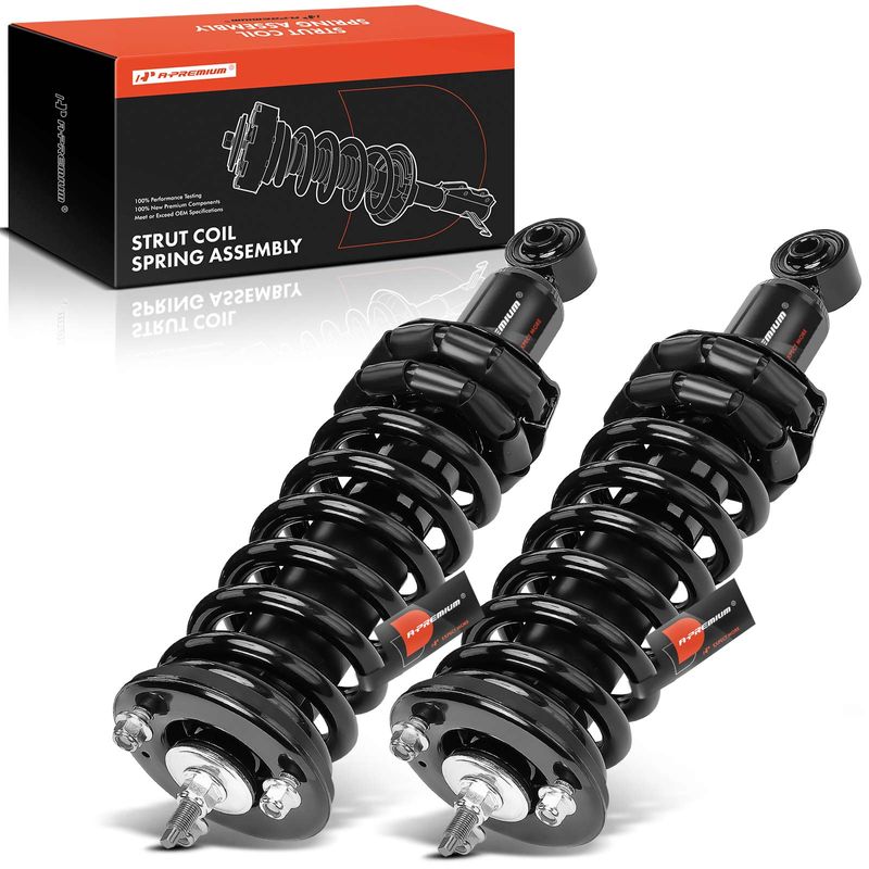 2 Pcs Front Complete Strut & Coil Spring Assembly for 2015 Nissan Frontier