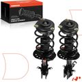 2 Pcs Front Complete Strut & Coil Spring Assembly for 2014 Nissan LEAF