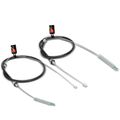 2 Pcs Rear Parking Brake Cable for 2001 Ford Windstar