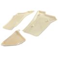 Left & Right White Side Panel Cover Fender Plastic Body for 1998 Honda XR200R