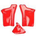 Left & Right Red Side Panels Covers Fender Plastic Body for 1989 Honda XR200R