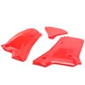 Left & Right Red Side Panels Covers Fender Plastic Body for 1989 Honda XR200R