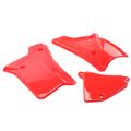 Left & Right Red Side Panels Covers Fender Plastic Body for 1989 Honda XR200R