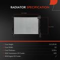 Aluminum Radiator without Oil Cooler for 2019 Hyundai Sonata