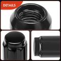 17 Pack with Key Front & Rear M12x1.5 Wheel Lug Nut for Honda Polaris Can Am