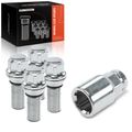 4 Pcs M14x1.5 Chrome Wheel Lock Stud Bolt & 1 Pc Key for 2006 BMW 750Li