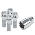 4 Pcs M14x1.5 Chrome Wheel Lock Stud Bolt & 1 Pc Key for 2018 Volvo XC60