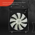 Left Single Radiator Cooling Fan Assembly with Shroud for 2001 Toyota Sienna