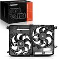 Dual Radiator Cooling Fan Assembly with Shroud for 2013 Ford Fusion