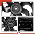 Dual Radiator Cooling Fan Assembly with Shroud for 2013 Ford Fusion