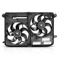 Dual Radiator Cooling Fan Assembly with Shroud for 2013 Ford Fusion