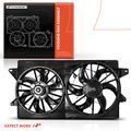 Dual Radiator Cooling Fan Assembly with Shroud for 2003 Ford Windstar