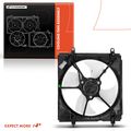 Single Radiator Cooling Fan Assembly with Shroud for 2002 Honda Accord