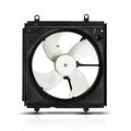 Single Radiator Cooling Fan Assembly with Shroud for 2002 Honda Accord