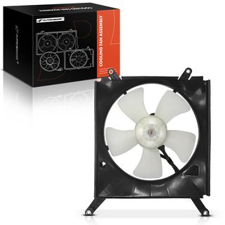 Radiator Cooling Fan Assembly with Shroud for Chevy Metro 1998-2001 Geo Suzuki