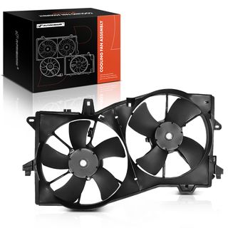 Dual Radiator Cooling Fan Assembly with Shroud for Mazda MPV 2002-2005 V6 3.0L